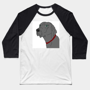 Weimaraner portrait Baseball T-Shirt